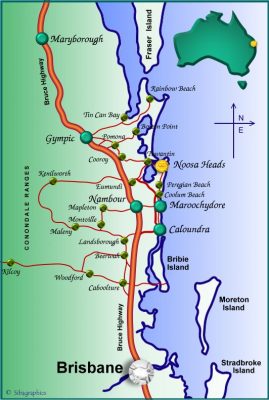 Sunshine Coast Map